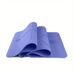 Non Slip Yoga Mat Thicken Widen Soft Fitness Mat Comfortable Workouts