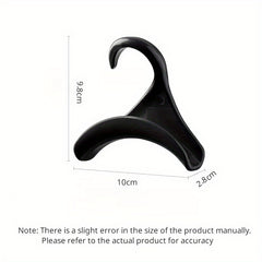 10pcs Wardrobe Hanging Hook For Bags Ties Hats - Space Saving Storage Organizer