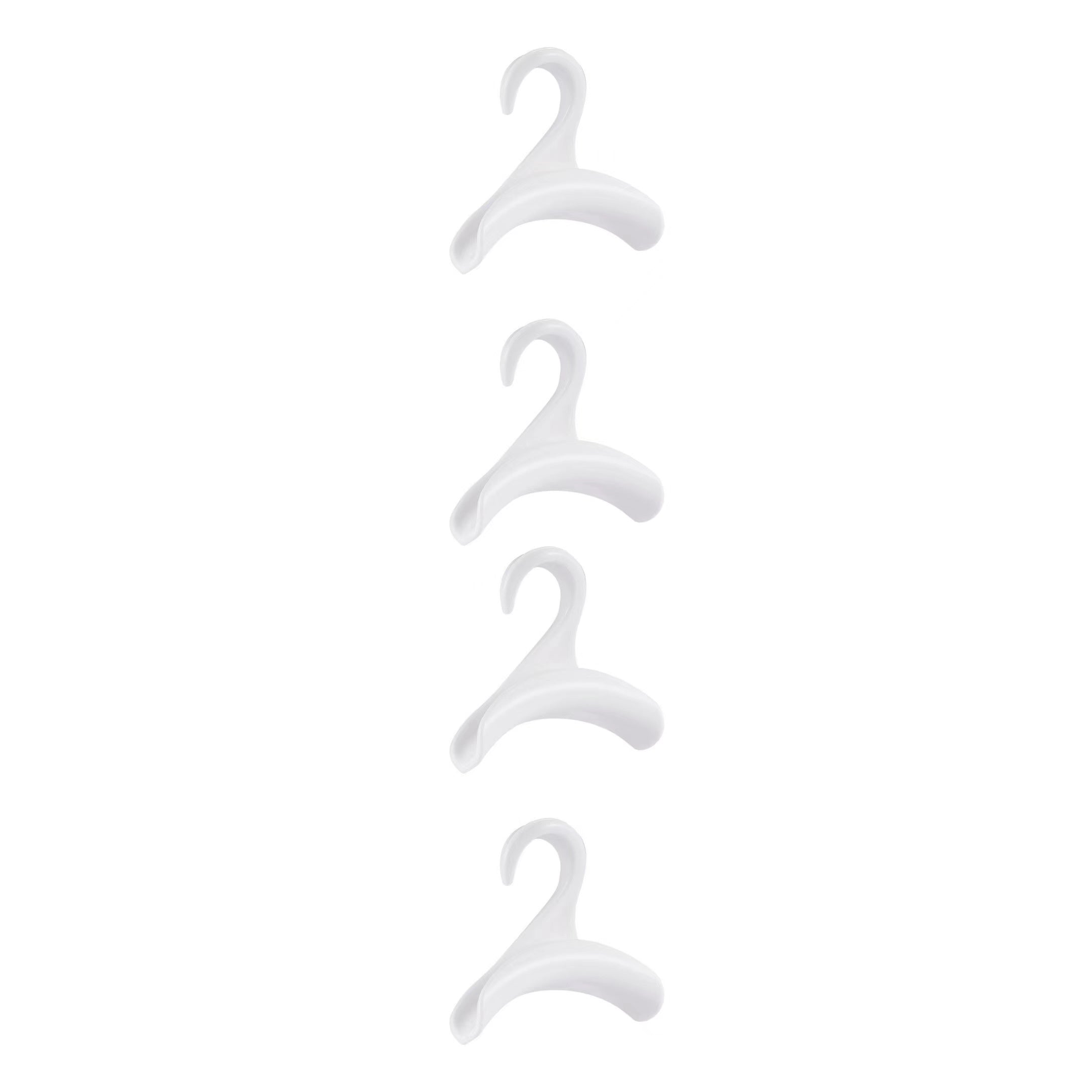 10pcs Wardrobe Hanging Hook For Bags Ties Hats - Space Saving Storage Organizer