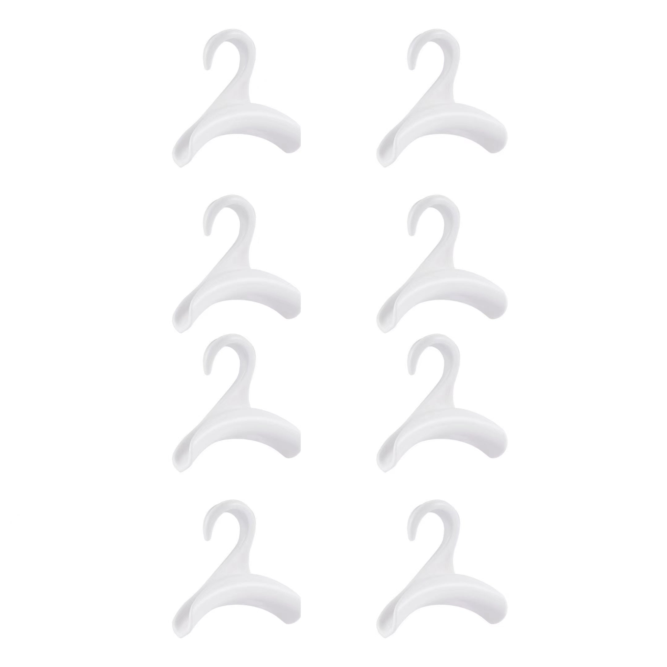 10pcs Wardrobe Hanging Hook For Bags Ties Hats - Space Saving Storage Organizer