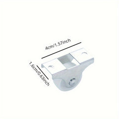 4pcs Metal Recliner Replacement Parts Castors Plates Wheels