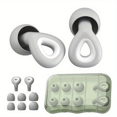 Comfortable Waterproof Earplugs Sound Insulation Sleeping Swimming Travel