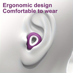 Comfortable Waterproof Earplugs Sound Insulation Sleeping Swimming Travel