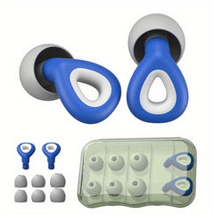 Comfortable Waterproof Earplugs Sound Insulation Sleeping Swimming Travel