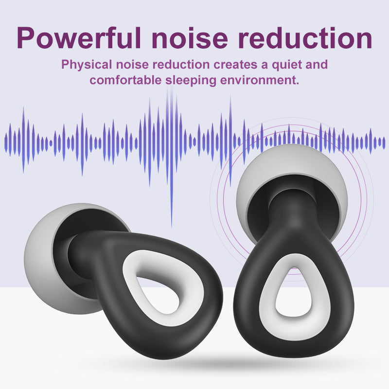 Comfortable Waterproof Earplugs Sound Insulation Sleeping Swimming Travel