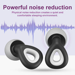 Comfortable Waterproof Earplugs Sound Insulation Sleeping Swimming Travel