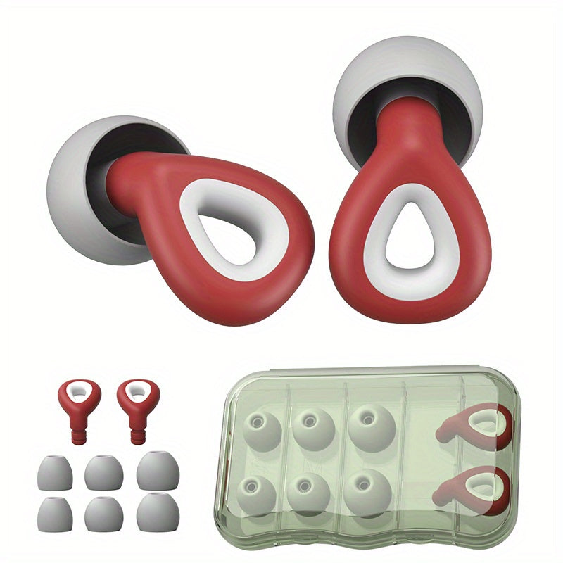 Comfortable Waterproof Earplugs Sound Insulation Sleeping Swimming Travel