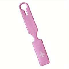 Solid PVC Aircraft Luggage Boarding Tag Travel Label