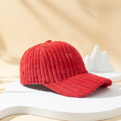 Corduroy Baseball Cap Autumn Winter Casual Cap