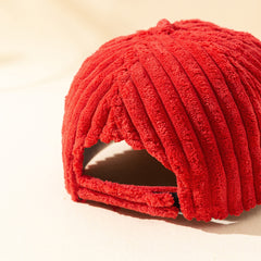Corduroy Baseball Cap Autumn Winter Casual Cap