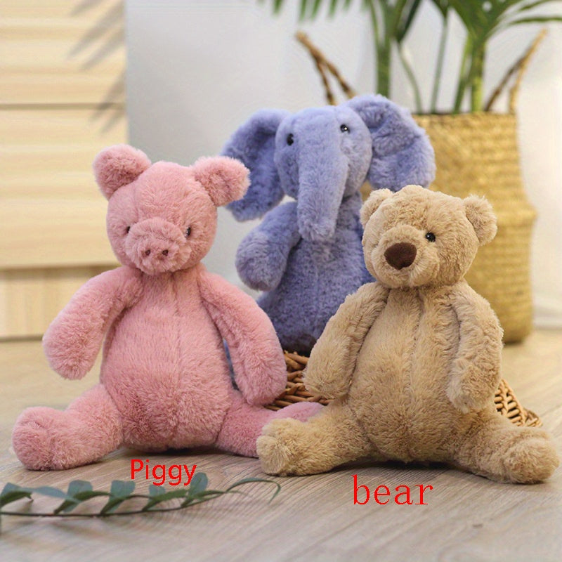 Fluffy Elephant Teddy Bear Doll Panda Dinosaur Stuffed Toy