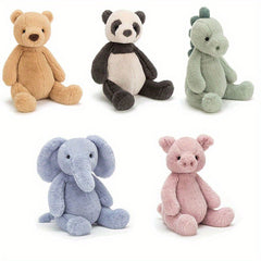 Fluffy Elephant Teddy Bear Doll Panda Dinosaur Stuffed Toy
