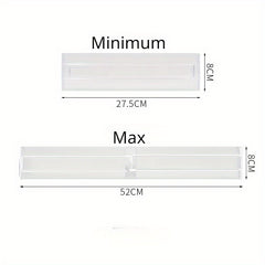 Adjustable Drawer Dividers Organizers Clear Plastic Separators