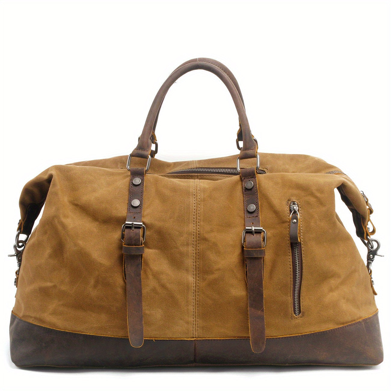 Large Capacity Retro Luggage Handbag Lightweight Travel Duffle Bag