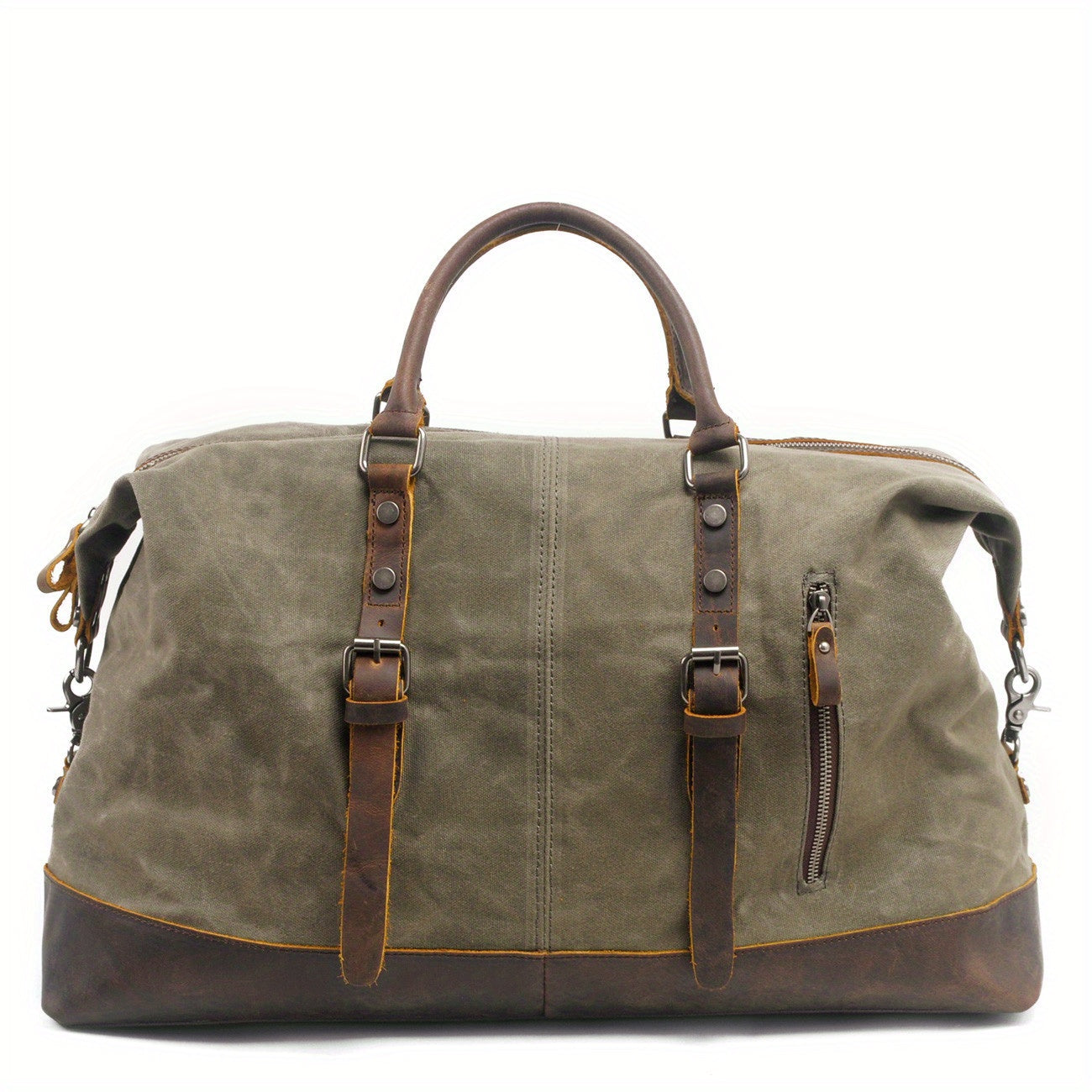 Large Capacity Retro Luggage Handbag Lightweight Travel Duffle Bag