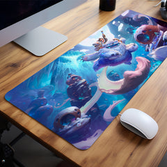 Game Animation Mousepad Gaming Desk Mat Keyboard Pad Large