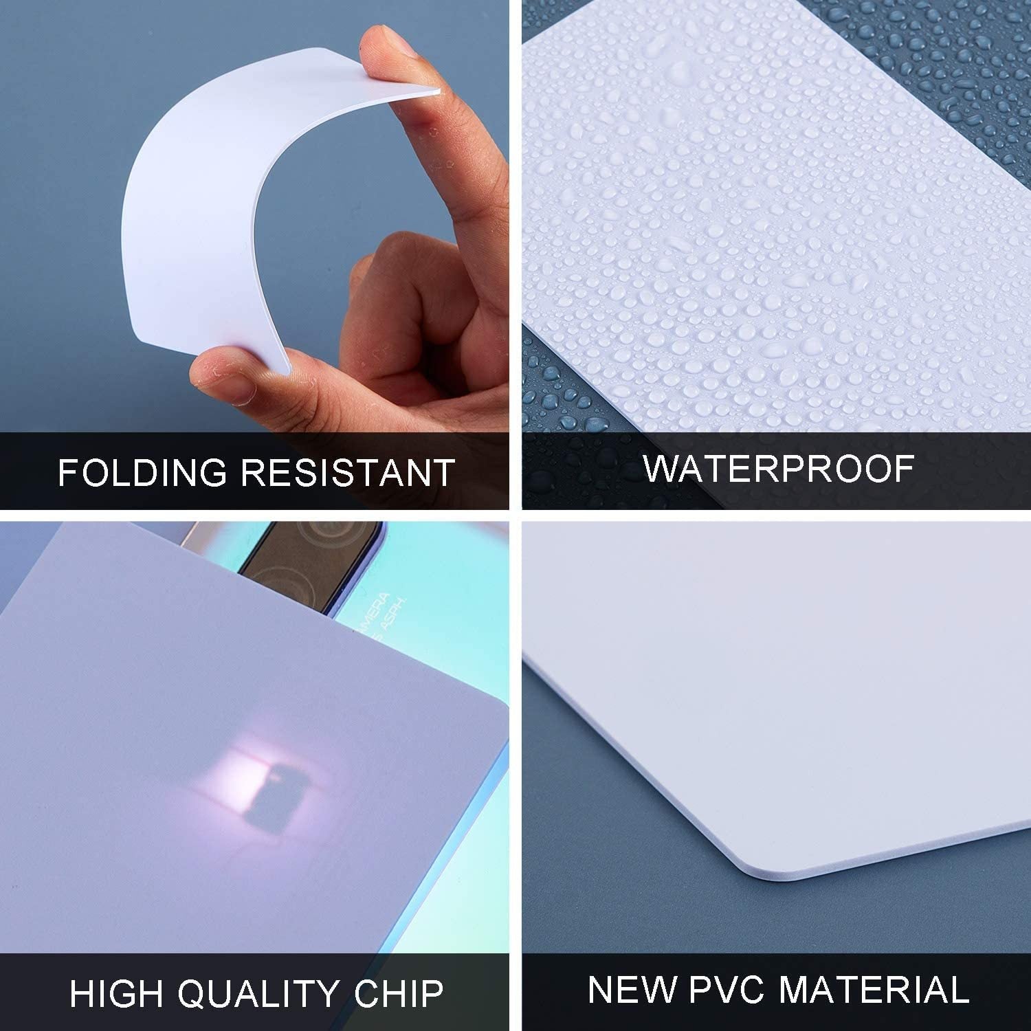 10Pcs NTAG215 NFC Rewritable Blank Card Universal Label RFID Tags