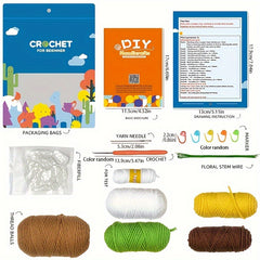 DIY Crochet Material Package Weaving Potted Plants Hanging Ornaments
