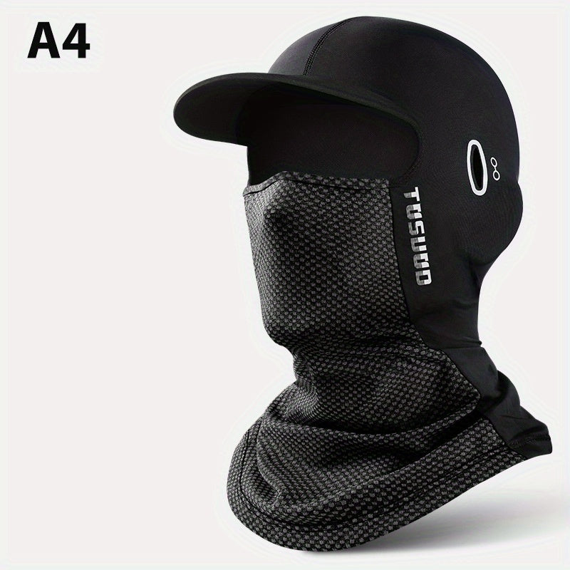 Breathable Summer Balaclava Full Face Scarf Mask Hiking Cycling Hat