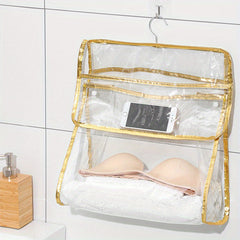 Plastic Hanging Clothes Bag Laundry Storage Waterproof Container
