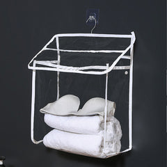 Plastic Hanging Clothes Bag Laundry Storage Waterproof Container