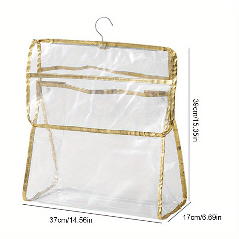 Plastic Hanging Clothes Bag Laundry Storage Waterproof Container