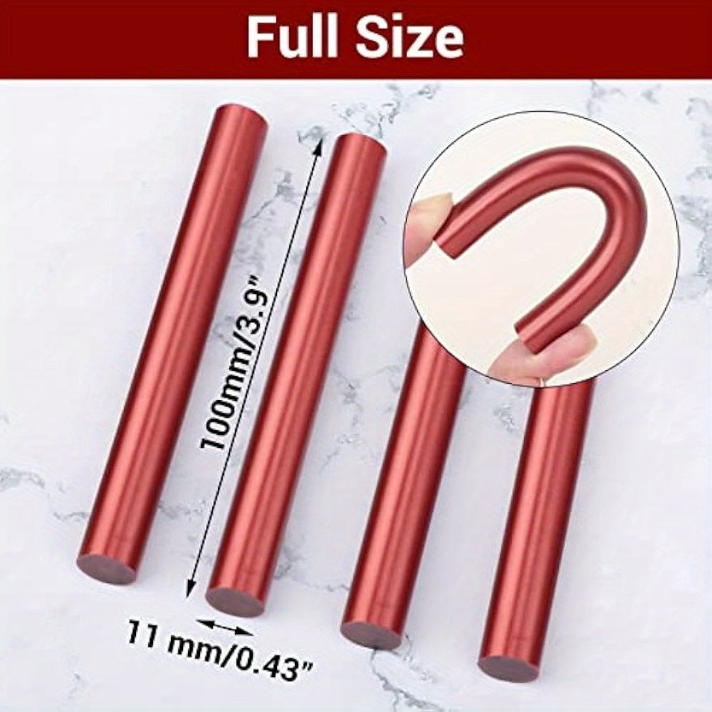 Burgundy Red Sealing Wax Sticks for Seal Stamp