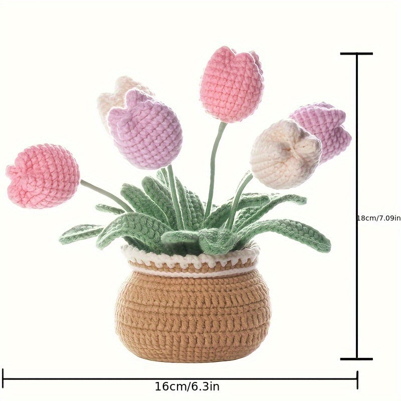 Arrival DIY Crochet Material Pack Wool Thread Flower Ornament Accessories