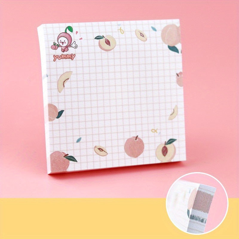 Fruit Cartoon Memo Stickers Fun for Notes 5 Designs