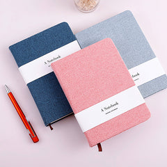 Flowers & Trees Poem Cloth Notebook Blank Line Journal