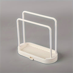 Kitchen Sponge Holder Sink Rack Tray Organizer Stand No Rags or Sponges