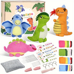 Wool Needle Felting Kit Dinosaur DIY Craft Starter Set