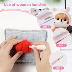 Shiba Needle Felting Kit for Beginners DIY Craft