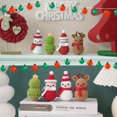 Christmas Snowman Crochet Kit for Beginners