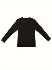 Bee Print Long Sleeve Lounge Top