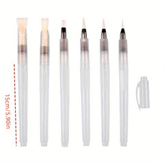 6pcs Water Pens Solid Watercolor Painting Water soluble Pencils
