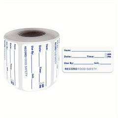 500pcs Kitchen Sticker Refrigerator Freezer Food Storage Label Roll