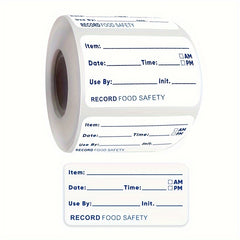 500pcs Kitchen Sticker Refrigerator Freezer Food Storage Label Roll