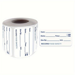 500pcs Kitchen Sticker Refrigerator Freezer Food Storage Label Roll