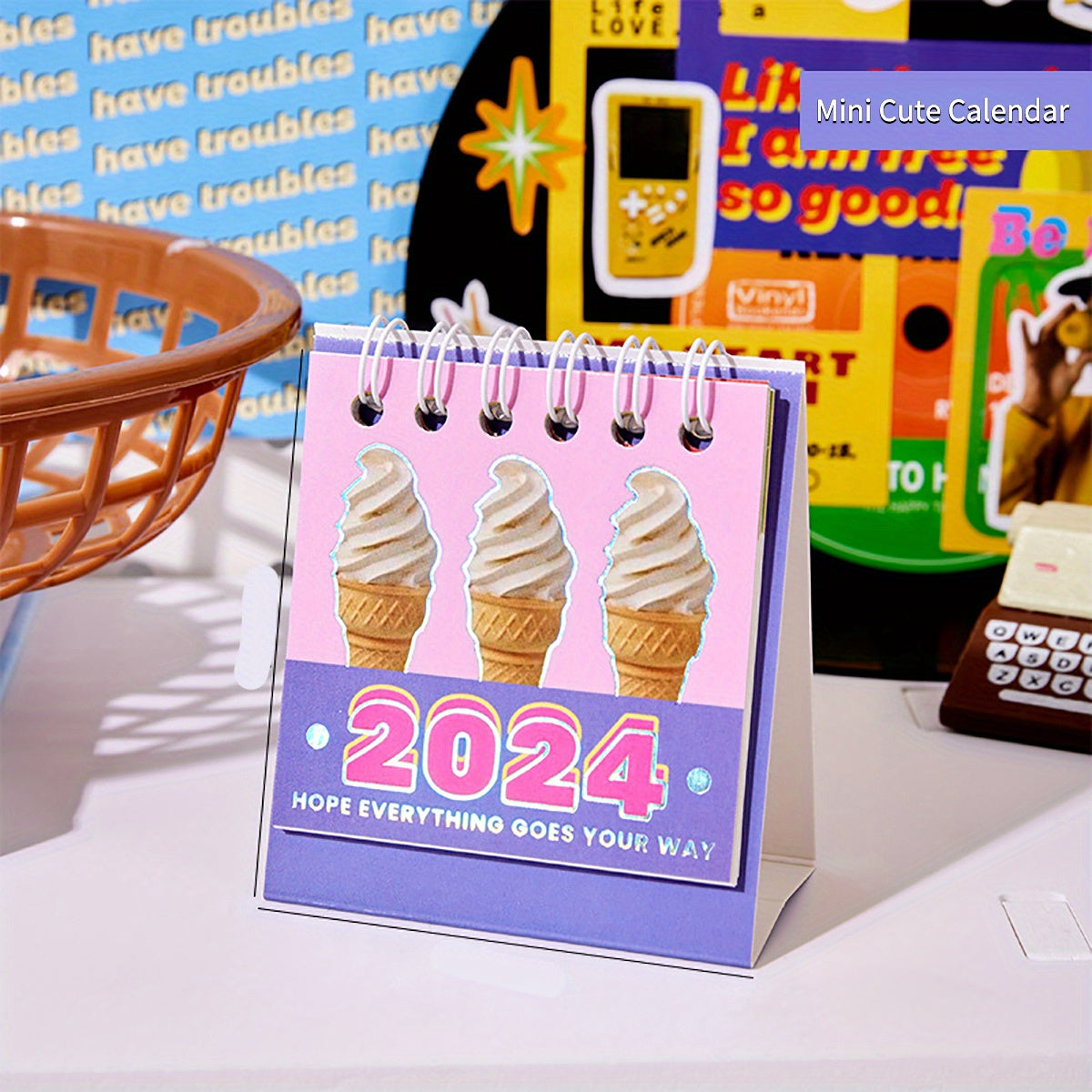 Mini Desk Calendar Monthly Academic Planning & Organizing