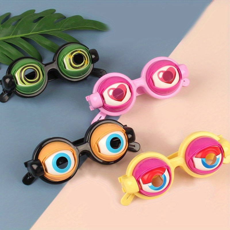 Crazy Eyes Glasses Toys Adult Party Supplies Fun Pranks Christmas Birthday
