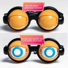 Crazy Eyes Glasses Toys Adult Party Supplies Fun Pranks Christmas Birthday