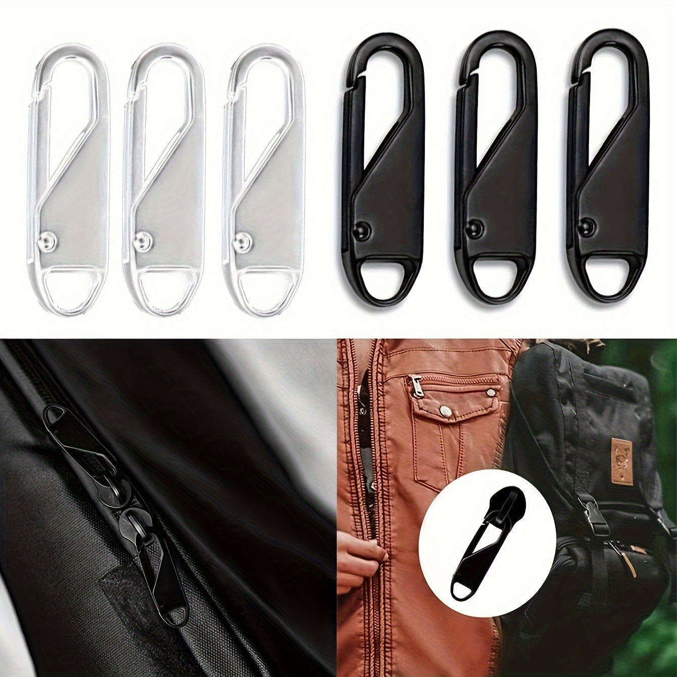 5pcs Zipper Slider Repair Tool Kit DIY Sewing Craft