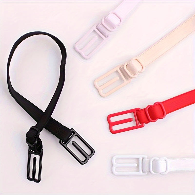 5pcs Invisible Bra Shoulder Straps Adjustable Elastic Underwear Straps