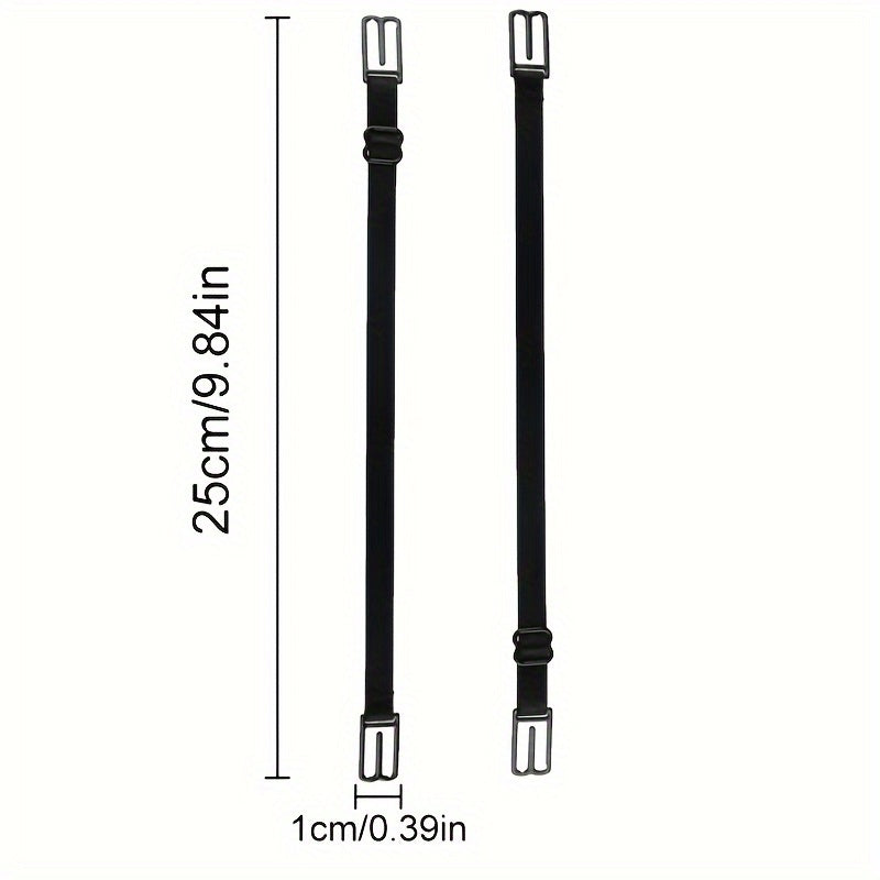 5pcs Invisible Bra Shoulder Straps Adjustable Elastic Underwear Straps