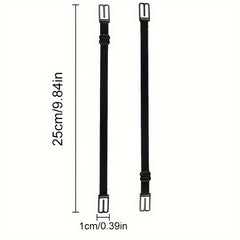 5pcs Invisible Bra Shoulder Straps Adjustable Elastic Underwear Straps