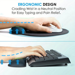 Ergonomic Mouse Pad With Wrist Support and Keyboard Wrist Rest Set