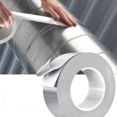 1pc HVAC Waterproof Fireproof Aluminum Foil Tape Strong Adhesive Tape