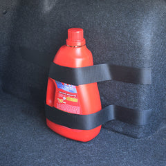 2pcs Car Trunk Fixed Straps for Fire Extinguishers Hook & Loop Universal Fixing