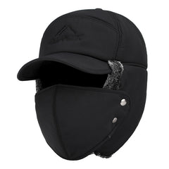 Winter Velvet Trapper Hat Men Women Outdoor Cycling Ski Windproof Warm Ear Flaps